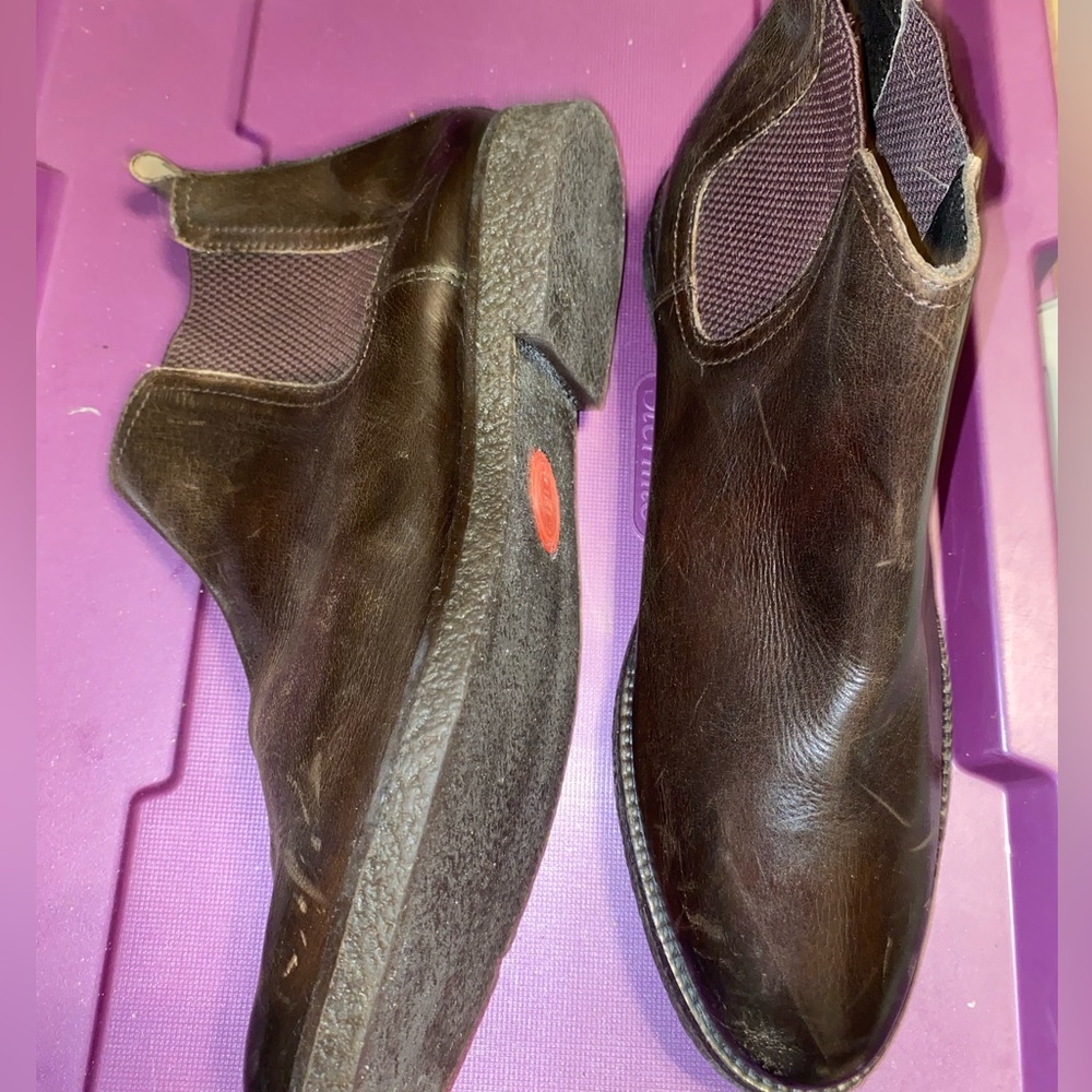 Base London Ferdinand Chelsea Boots Men's Size 44 Brown Leather EUC